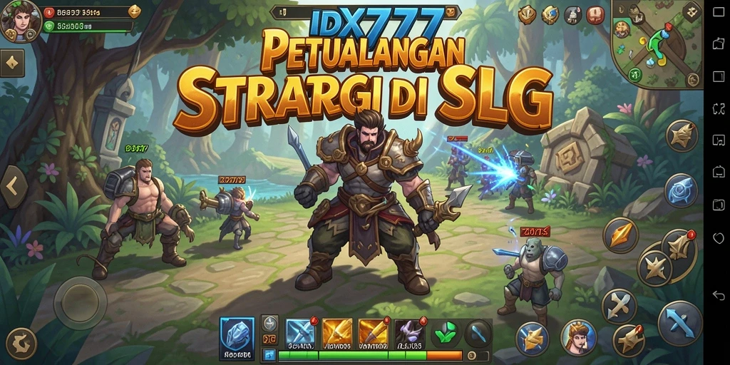 Tampilan menarik dari gameplay SLG di IDX777.