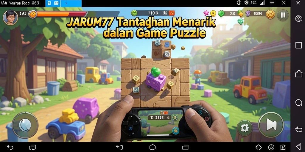 Screenshot gameplay yang menunjukkan tantangan menarik di JARUM77.