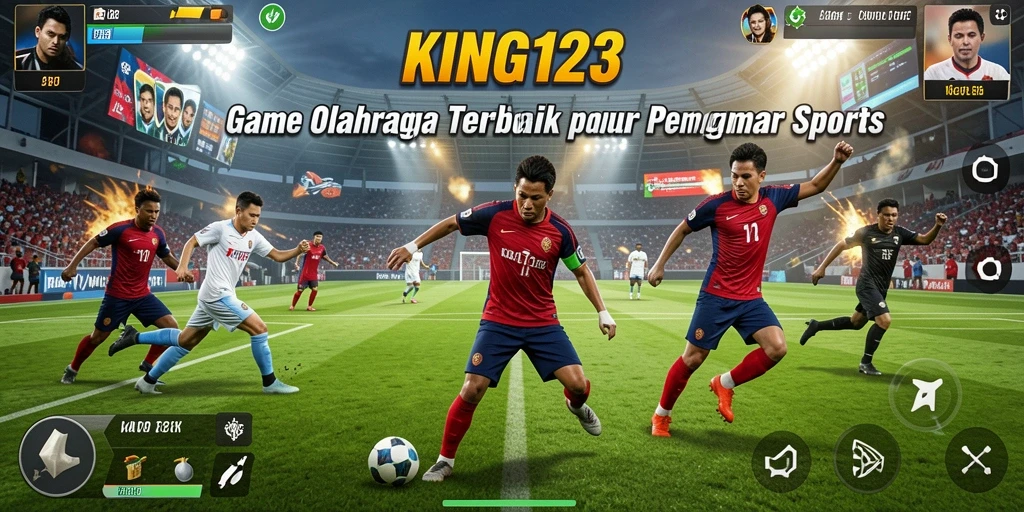Tangkapan layar KING123 menampilkan aksi mendebarkan dalam permainan olahraga.