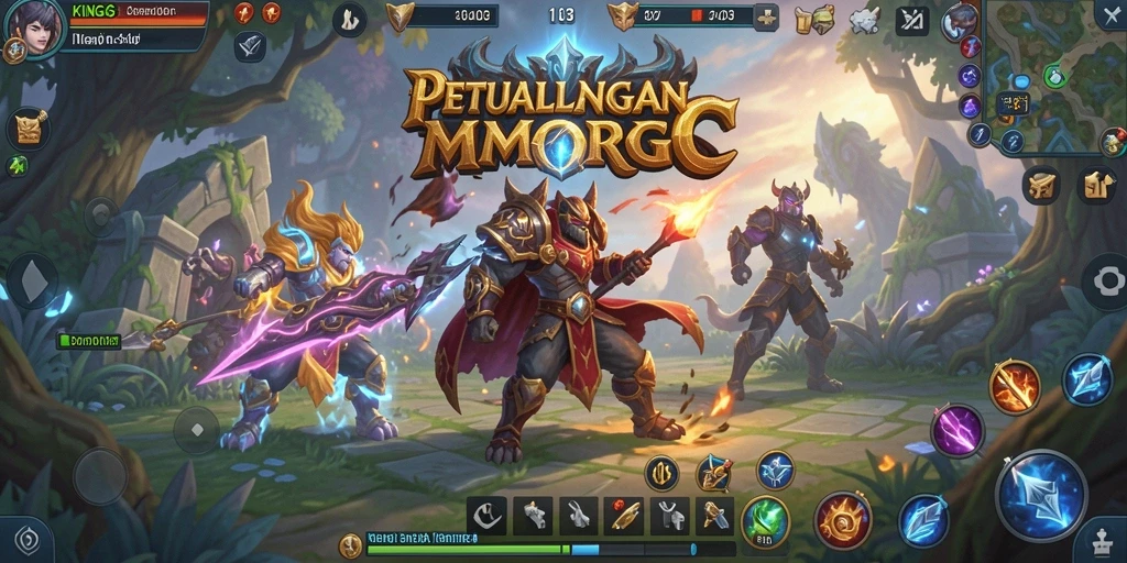 Tampilan gameplay KING403 yang menawan dengan aksi seru di dunia MMORPG.