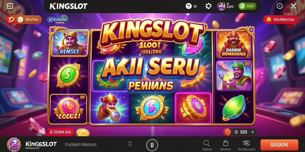 Screenshot KINGSLOT dengan gameplay aksi yang mendebarkan.