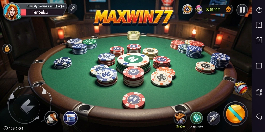 Tampilan gameplay QiuQiu yang menarik dan interaktif.