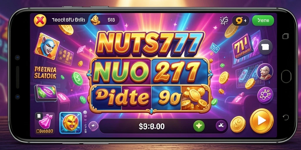 Tampilan game Slot NUTS777 yang menegangkan dan penuh warna.