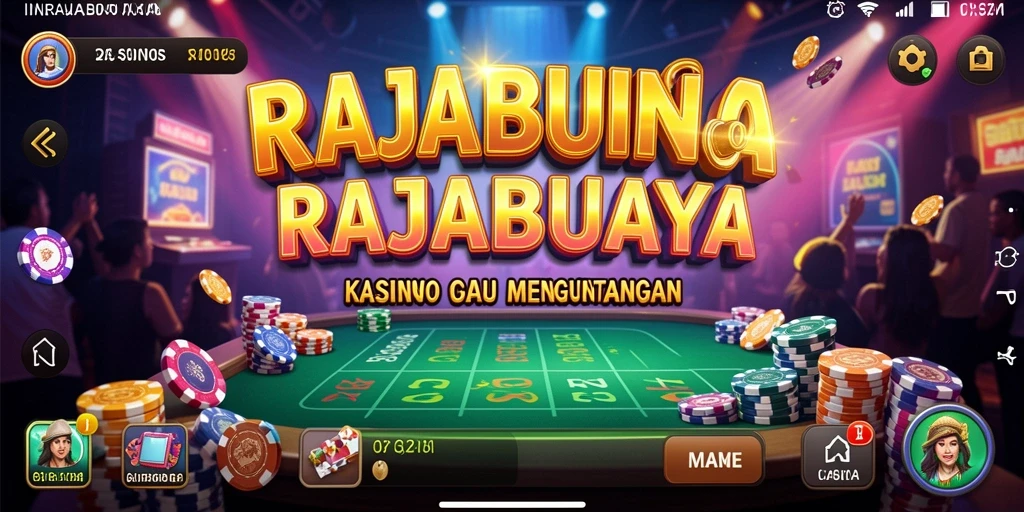 Tampilan gameplay menarik dari RAJABUAYA yang menampilkan keseruan Kasino.